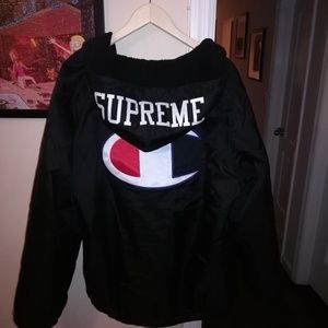 Supreme x champion sherpa jacket